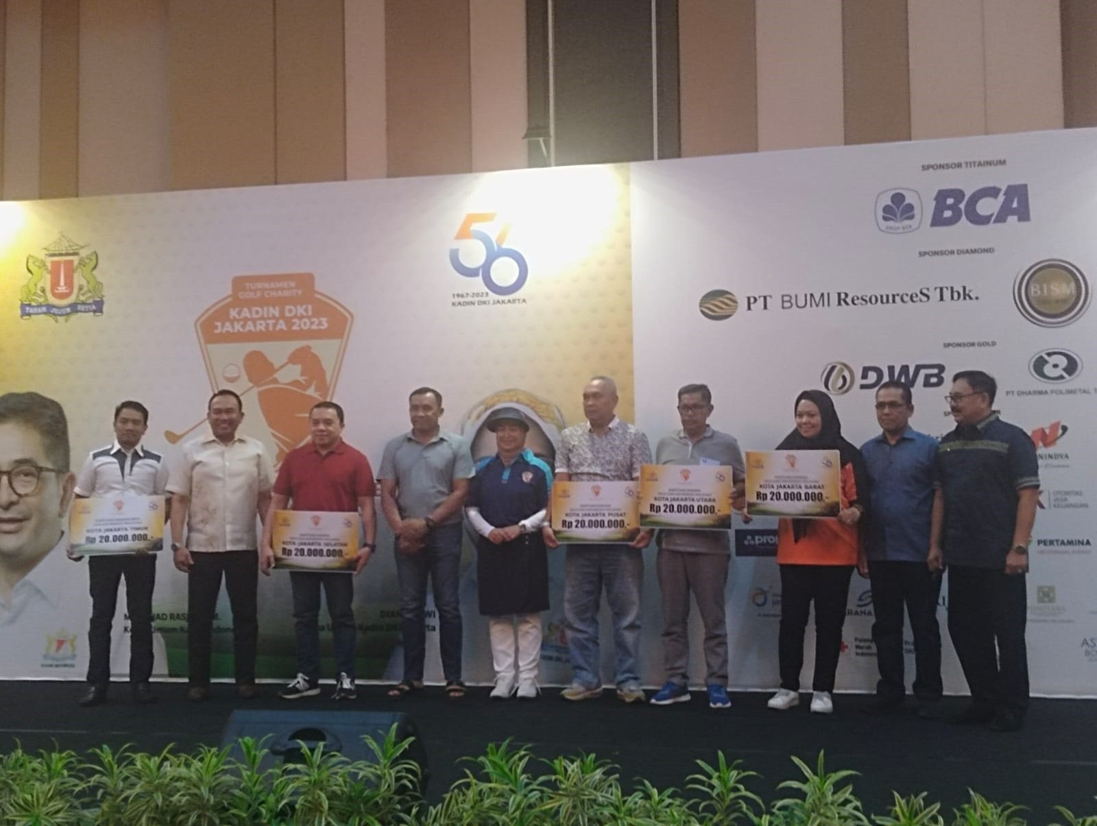 Turnamen Golf Charity 2023 HUT ke-56 Kadin DKI Mengemban Misi Kemanusiaan