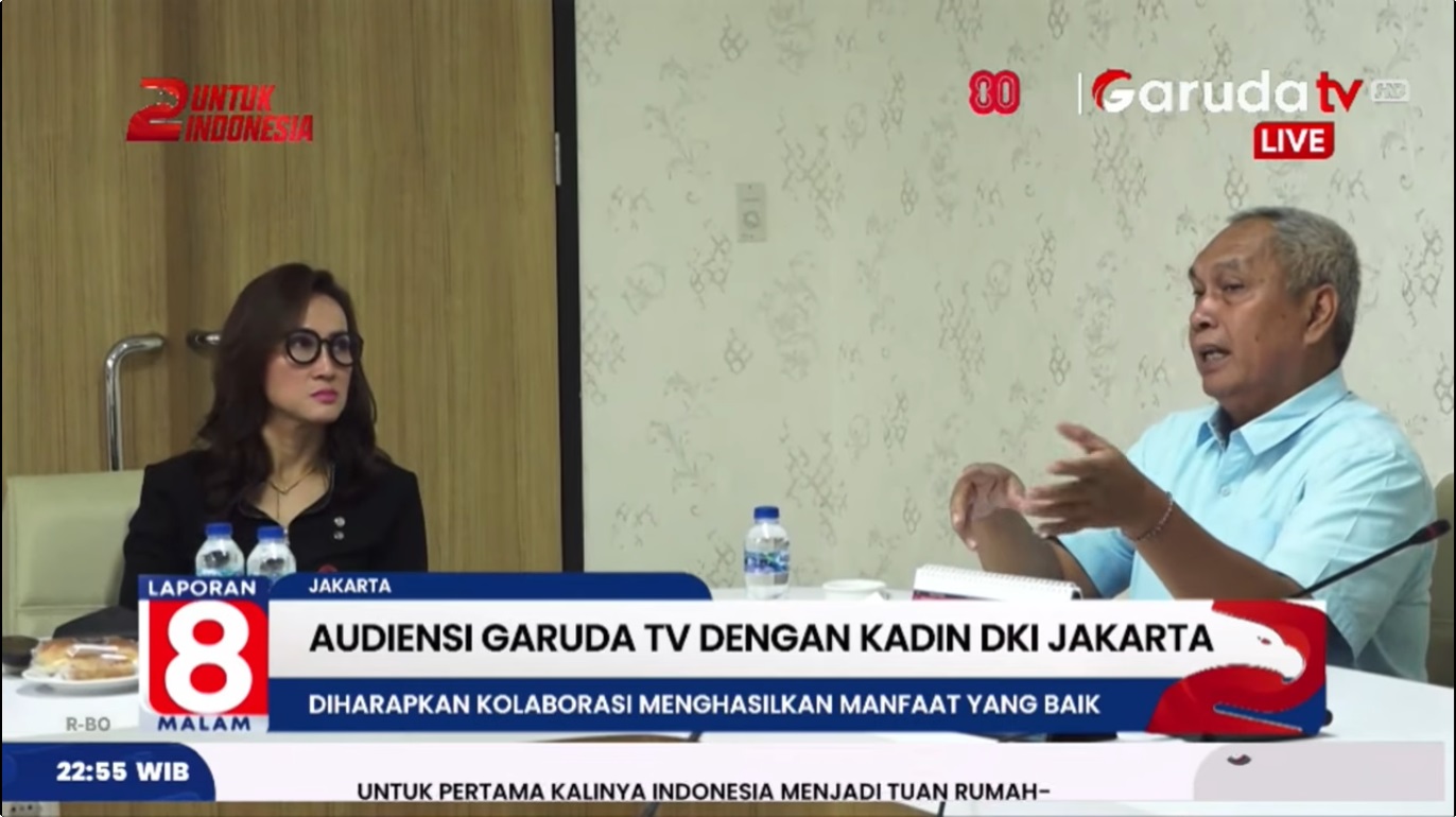 Garuda TV & KADIN Jakarta Siap Kolaborasi Sukseskan Program Pemerintah